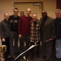 at a rehearsal with Frank Basile, John Mosca, Jerry Dodgien, Bernard Purdie and Warren Odze - 2010 copy